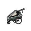 Qeridoo Kidgoo 1 Fahrradanhänger Ivy Green Mit Joggerfunktion -Bester Babyprodukte Geschäfte 001 kidgoo1 ig main ivygreen