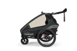 Qeridoo Kidgoo 2 Fahrradanhänger Limited Edition Sport Grey -Bester Babyprodukte Geschäfte 002 kidgoo2sport le grey buggy rgb