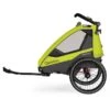 Qeridoo Sportrex 1 Fahrradanhänger Lime Green 2023 Limitiertes Design -Bester Babyprodukte Geschäfte 003 sportrex1 2023 lg trailer