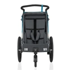 Qeridoo Qupa1 Blue Fahrradanhänger 360-Grad-Buggyrad Und Deichsel 2023 -Bester Babyprodukte Geschäfte 004 qupa1 2023 blue frontopen