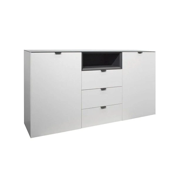 Mäusbacher Micelli Sideboard 23 Weiß Anthrazit Matt Lackiert | Zum Toppreis 3 Mäusbacher Micelli Sideboard 23 Weiß Anthrazit Matt Lackiert | Zum Toppreis