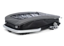 Croozer Kid Keeke 2 Mountain Grey 2in1 Fahrradanhänger & Buggy-Set -Bester Babyprodukte Geschäfte 09 121001623 croozer keeke 2 mountain grey gefaltet