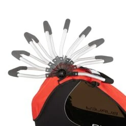 Burley Honey Bee Fahrradanhänger Rot 2-Sitzer Mit Buggy-Funktion -Bester Babyprodukte Geschäfte 10 honey bee handlebar rotation webex