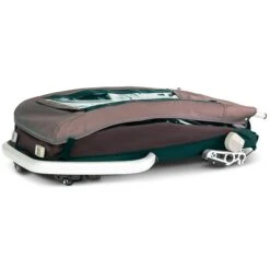 Croozer Kid Vaaya 1 Blossom Red 2in1 Fahrradanhänger & Buggy-Set -Bester Babyprodukte Geschäfte 121001122 croozer kid vayaa 1 blossom red gefaltet