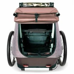 Croozer Kid Vaaya 1 Blossom Red 2in1 Fahrradanhänger & Buggy-Set -Bester Babyprodukte Geschäfte 121001122 croozer kid vayaa 1 blossom red kofferraum geoeffnet