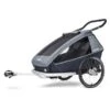 Croozer Kid Vaaya 2 Graphite Blue 2in1 Fahrradanhänger & Buggy-Set -Bester Babyprodukte Geschäfte 121001220 croozer kid vaaya 2 graphite blue 2020 web 1