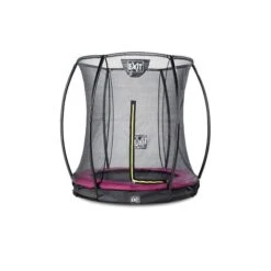 EXIT TOYS EXIT Silhouette Bodentrampolin Ø 183 Cm, Rosa Inkl. Sicherheitsnetz