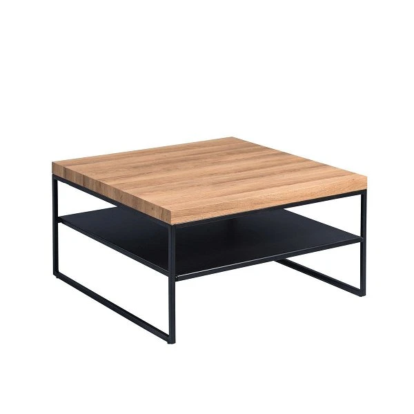 HomeTrends4You Couchtisch Vista 2 Dekor Eich Braun | Gestell Metall Schwarz 3 HomeTrends4You Couchtisch Vista 2 Dekor Eich Braun | Gestell Metall Schwarz