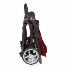 Gesslein Smiloo Happy+ Buggy Maroon Gestell Schwarz Mit Tabak Griff -Bester Babyprodukte Geschäfte 420 170 894000 zusammengelegt