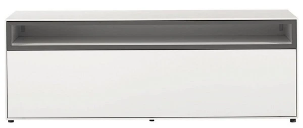 Now! By Hülsta Easy Baukasten 3R Lack-hellgrau 1 Offenes Fach, 1 Klappe 3 Now! By Hülsta Easy Baukasten 3R Lack-hellgrau 1 Offenes Fach, 1 Klappe