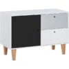 VOX Concept Niedrige Kommode White/black Grey/graphite -Bester Babyprodukte Geschäfte 5020158 concept komoda niska 0044 czern