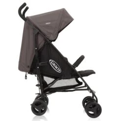 Graco Travelite Buggy Black & Grey Stufenlos Verstellbare Rückenlehne -Bester Babyprodukte Geschäfte 6bf999bgreu graco emea travelite blackgrey recline profile