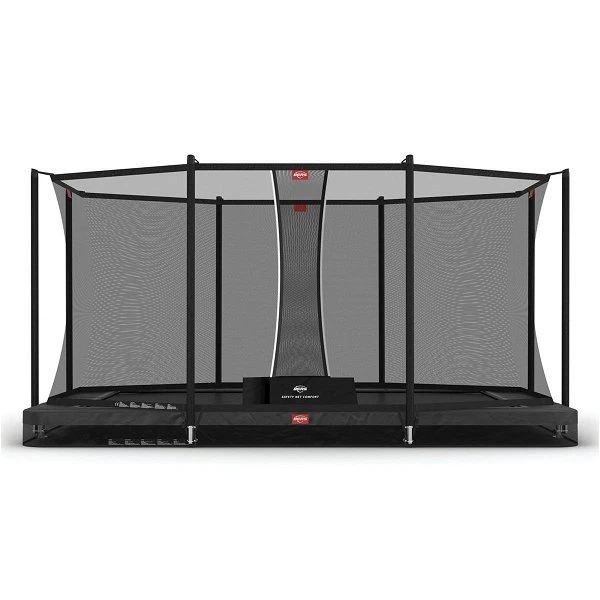 Berg Ultim Favorit InGround 330 Trampolin Grau Mit Sicherheitsnetz Comfort 3 Berg Ultim Favorit InGround 330 Trampolin Grau Mit Sicherheitsnetz Comfort