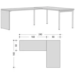Now! By Hülsta Home Office Eck-Schreibtisch B180 Verschiedene Ausführungen -Bester Babyprodukte Geschäfte 980402 huelsta now strichzeichnung