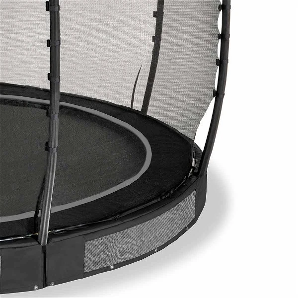 EXIT TOYS EXIT Allure Premium Bodentrampolin Ø 305 Cm Schwarz Inkl. Sicherheitsnetz 4 EXIT TOYS EXIT Allure Premium Bodentrampolin Ø 305 Cm Schwarz Inkl. Sicherheitsnetz – Bild 2