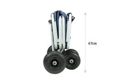 Beachtrekker LiFe Bollerwagen Blau Stabil Und Leicht Inkl. Feststellbremse -Bester Babyprodukte Geschäfte beachtrekker life info abmessungen eingeklappt 1