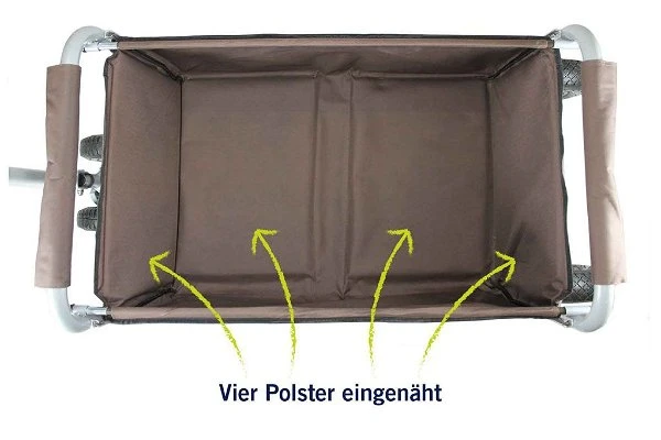 Beachtrekker LiFe Bollerwagen Braun Stabil Und Leicht Inkl. Feststellbremse 15 Beachtrekker LiFe Bollerwagen Braun Stabil Und Leicht Inkl. Feststellbremse – Bild 13