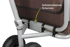Beachtrekker LiFe Bollerwagen Blau Stabil Und Leicht Inkl. Feststellbremse -Bester Babyprodukte Geschäfte beachtrekker life info scharniere 1