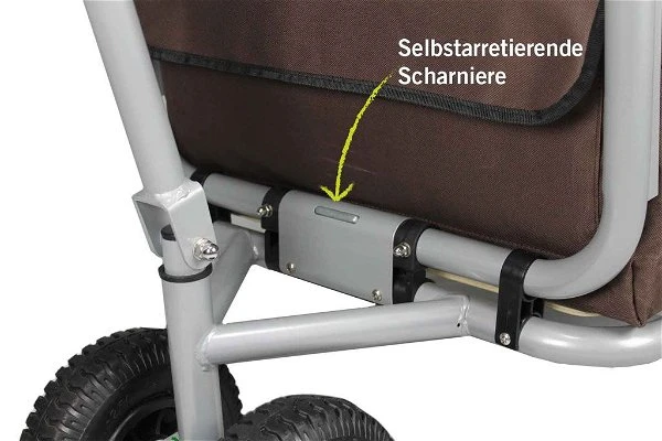 Beachtrekker LiFe Bollerwagen Braun Stabil Und Leicht Inkl. Feststellbremse 11 Beachtrekker LiFe Bollerwagen Braun Stabil Und Leicht Inkl. Feststellbremse – Bild 9