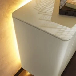 Hülsta Gentis 4R Sideboard - Lack-Ausführung 211,2 Cm Breit - 3 Schubladen -Bester Babyprodukte Geschäfte beleuchtung detail 2 1