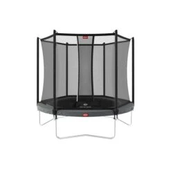 Berg Favorit Regular 200 Trampolin Grau Mit Sicherheitsnetz Comfort
