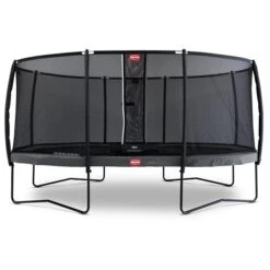 Auslaufmodell Berg Grand Champion Regular 350 Trampolin Grau Mit Sicherheitsnetz Deluxe | Oval