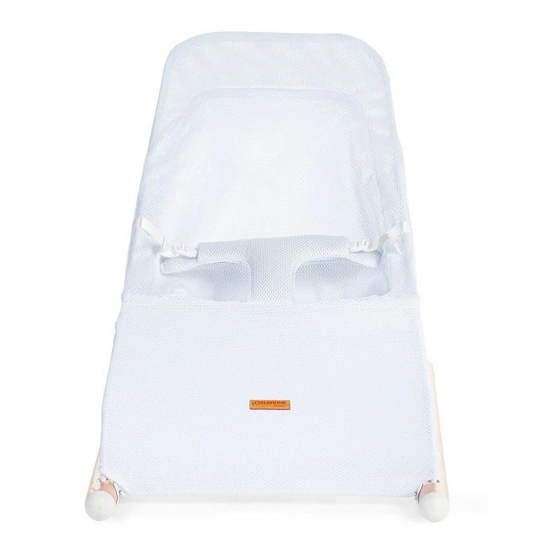 Childhome Evolux Babywippe Weiß/natur 4 Childhome Evolux Babywippe Weiß/natur – Bild 2