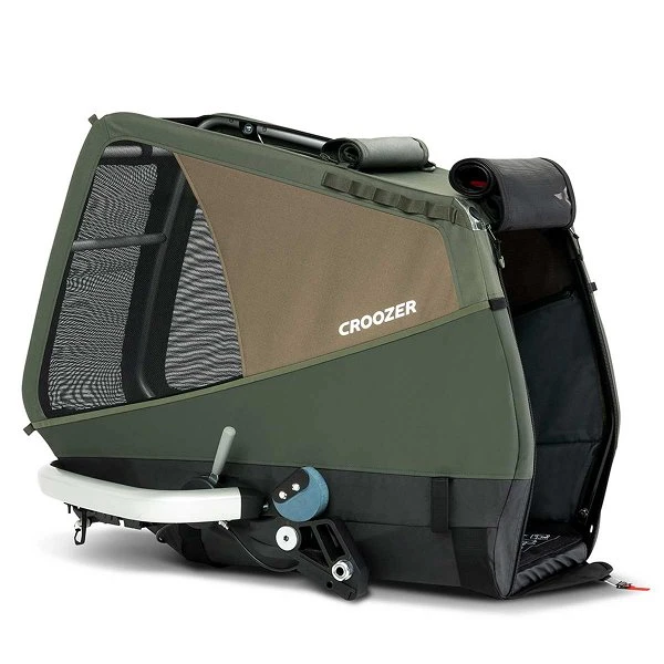 Croozer Dog Enna Moss Green Fahrradanhänger Für Mittelgroße Hunde Geeignet 5 Croozer Dog Enna Moss Green Fahrradanhänger Für Mittelgroße Hunde Geeignet – Bild 3