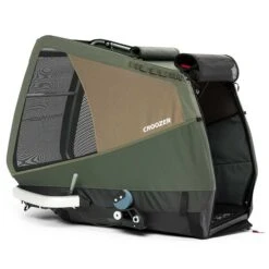 Croozer Dog Mikke Moss Green Fahrradanhänger Für Große Hunde Geeignet -Bester Babyprodukte Geschäfte croozer dog mikke moss green 2022 box side