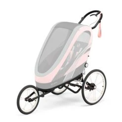 CYBEX ZENO Rahmen Black Mit Pinken Details -Bester Babyprodukte Geschäfte cyb 21 zeno eu y045 sipi greyedout blpi screen hd