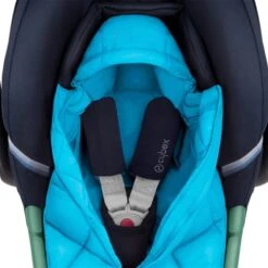 Cybex Snogga Mini 2 Beach Blue Fußsack -Bester Babyprodukte Geschäfte cyb 22 eu x000 atons2 snoggamini2 ocbl bebl print medium