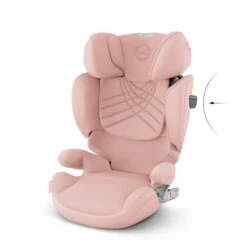 CYBEX Solution T I-Fix PLUS Peach Pink | 3 Bis 12 Jahre I-Size -Bester Babyprodukte Geschäfte cyb 22 eu y045 solutiont plus pcpi lsp screen hd