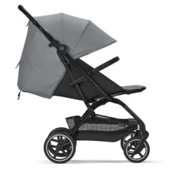 CYBEX Eezy S+2 Buggy Lava Grey Gestell In Black | Mit All-Terrain Rädern -Bester Babyprodukte Geschäfte cyb 22 int excl us y270 eezys 2 blk lagr lieflat