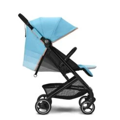 CYBEX Beezy Buggy Beach Blue - Gestell Black -Bester Babyprodukte Geschäfte cyb 22 int excl us y270 beezy blk bebl reclinesteps