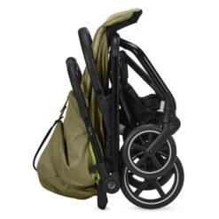 CYBEX Eezy S+2 Buggy Nature Green Gestell In Black | Mit All-Terrain Rädern -Bester Babyprodukte Geschäfte cyb 22 int y270 eezys 2 blk nagr fold self standing
