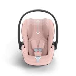 CYBEX Cloud T I-Size Plus Peach Pink Babyschale -Bester Babyprodukte Geschäfte cyb 23 eu y000 cloudt pcpi plus headrest print medium