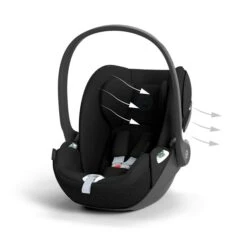 CYBEX Cloud T I-Size Sepia Black Babyschale -Bester Babyprodukte Geschäfte cyb 23 eu y045 cloudt sebl airventilation print medium