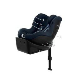 CYBEX Sirona Gi I-Size Plus Ocean Blue Ab Geburt Bis 105 Cm (ca. 4 Jahre) -Bester Babyprodukte Geschäfte cyb 23 eu y045 sironagi plus ocbl airventilation print medium