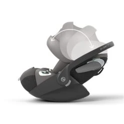 CYBEX Cloud T I-Size Mirage Grey Babyschale -Bester Babyprodukte Geschäfte cyb 23 eu y090 cloudt migr canopy steps print medium