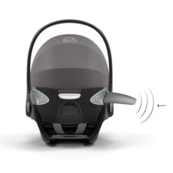 CYBEX Cloud T I-Size Mirage Grey Babyschale -Bester Babyprodukte Geschäfte cyb 23 eu y180 cloudt migr lsp impact print medium