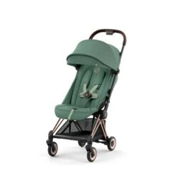 CYBEX Coya Rosegold Leaf Green -Bester Babyprodukte Geschäfte cyb 23 int y045 coya legr rogo sunvisor
