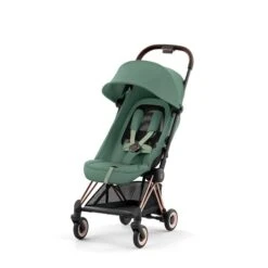 CYBEX Coya Rosegold Leaf Green -Bester Babyprodukte Geschäfte cyb 23 int y045 coya legr rogo withoutinlay