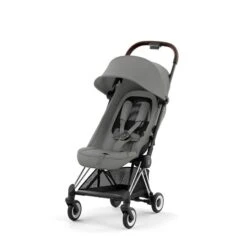 CYBEX Coya Chrome Dark Brown Mirage Grey -Bester Babyprodukte Geschäfte cyb 23 int y045 coya migr chbr withoutinlay