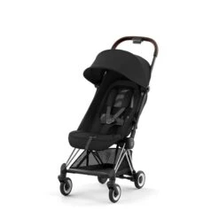 CYBEX Coya Chrome Dark Brown Sepia Black -Bester Babyprodukte Geschäfte cyb 23 int y045 coya sebl chbr withoutinlay