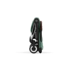 CYBEX Coya Chrome Dark Brown Leaf Green -Bester Babyprodukte Geschäfte cyb 23 int y090 coya legr chbr fold