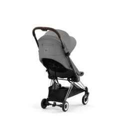 CYBEX Coya Chrome Dark Brown Mirage Grey -Bester Babyprodukte Geschäfte cyb 23 int y225 coya chbr migr