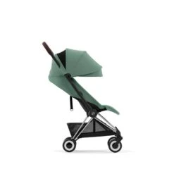 CYBEX Coya Chrome Dark Brown Leaf Green -Bester Babyprodukte Geschäfte cyb 23 int y270 coya legr chbr canopy