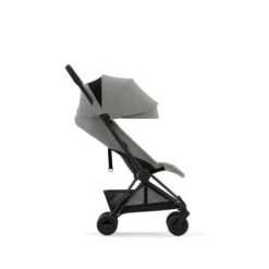 CYBEX Coya Chrome Matt Black Mirage Grey -Bester Babyprodukte Geschäfte cyb 23 int y270 coya migr mabl canopy