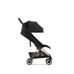 CYBEX Coya Rosegold Sepia Black -Bester Babyprodukte Geschäfte cyb 23 int y270 coya sebl rogo canopy
