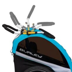 Burley D´Lite X Fahrradanhänger Aqua 2-Sitzer Mit Buggy-Funktion -Bester Babyprodukte Geschäfte dlite x handlebar webex